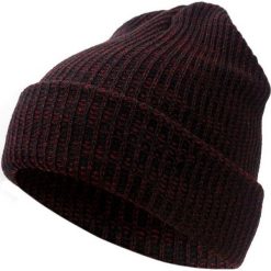 Bordowa, Męska Zimowa Czapka, Ciepła, Podwijane Beanie CPAPJNSZ55bd. Czerwone czapki męskie Pako Jeans, na zimę, bez wzorów. Za 24,90 zł.