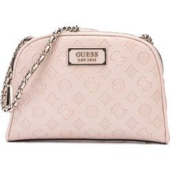 Guess Love Cross body bag Beżowy. Brązowe torebki klasyczne damskie Guess, w paski, z poliesteru, bez dodatków. Za 478,95 zł.