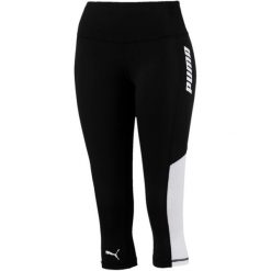 Puma Modern Sports 3/4 Leggings Black Wh S. Czarne spodenki sportowe damskie Puma, s, bez wzorów, ze skóry, sportowe, do biegania. W wyprzedaży za 116,00 zł.