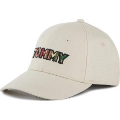 Czapka z daszkiem TOMMY HILFIGER - Tommy Patch Cap AW0AW06796 069. Brązowe czapki damskie TOMMY HILFIGER, bez wzorów, z bawełny. W wyprzedaży za 139,00 zł.