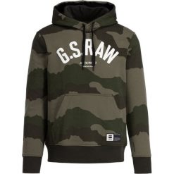 Bluza G-Star Raw Graphic 19 Core D14731-B531-A695. Zielone bluzy męskie G-Star RAW, xxl, bez wzorów, z bawełny, retro, bez kołnierzyka, bez rękawów, bez kaptura. W wyprzedaży za 279,00 zł.