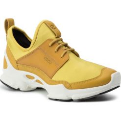 Sneakersy ECCO - Biom C 80030351345 Olive Oil/Canary. Żółte półbuty damskie ecco, ze skóry. W wyprzedaży za 789,00 zł.