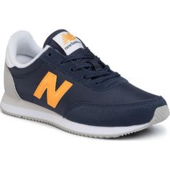 Sneakersy NEW BALANCE - YC720NBY Granatowy. Niebieskie trampki chłopięce New Balance, bez wzorów, ze skóry ekologicznej, na sznurówki. Za 229,00 zł.