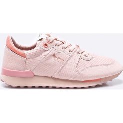 Pepe Jeans - Buty. Szare buty sportowe damskie marki Pepe Jeans, z jeansu. W wyprzedaży za 199,90 zł.