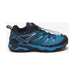 Salomon Ultra 3 GTX Tenisówki Niebieski. Niebieskie trampki męskie Salomon, bez wzorów, z materiału, bez zapięcia. Za 662,95 zł.