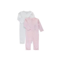 Name it Girls Śpioszki 2 szt. ballerina - różowy/pink. Różowe śpiochy niemowlęce marki Name it, z bawełny. Za 59,50 zł.