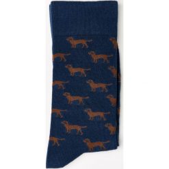 Skarpety dogs granatowy 0001. Niebieskie skarpetki męskie Recman. Za 19,00 zł.