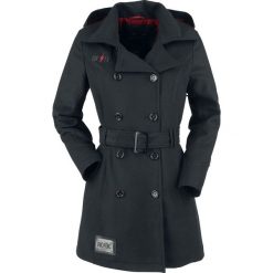 AC/DC EMP Signature Collection Płaszcz damski czarny. Czarne płaszcze damskie marki AC/DC, l, z aplikacjami. Za 324,90 zł.