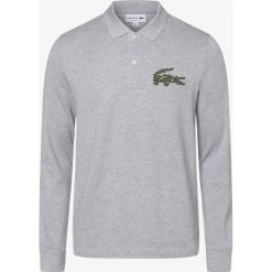 Lacoste - Męska koszulka polo, szary. Szare koszulki męskie Lacoste, s, z aplikacjami, eleganckie, polo, bez rękawów. Za 499,95 zł.