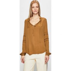 Scotch & Soda - Bluzka. Niebieskie bluzki damskie Scotch & Soda, na co dzień, s, bez wzorów, z bawełny, casualowe, bez kołnierzyka, bez rękawów. W wyprzedaży za 299,90 zł.