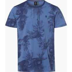 G-Star RAW - T-shirt męski, niebieski. Niebieskie t-shirty męskie G-Star RAW, s, z nadrukiem, z bawełny, retro, bez kołnierzyka. Za 139,95 zł.