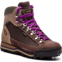 Trekkingi AKU - Ultralight Micro Gtx GORE-TEX 365.10 Brown/Violet 385. Brązowe buty trekkingowe damskie marki Aku. W wyprzedaży za 509,00 zł.