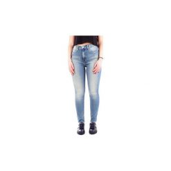 Jeansy slim fit Calvin Klein Jeans J20J209440. Niebieskie jeansy damskie Calvin Klein Jeans, bez wzorów, z jeansu. Za 409,78 zł.