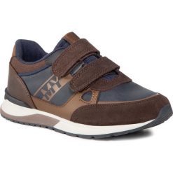 Sneakersy MAYORAL - 46193 Marron 92. Pomarańczowe trampki chłopięce Mayoral, bez wzorów, z zamszu, na rzepy. Za 199,00 zł.