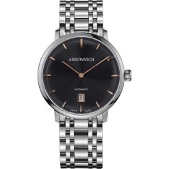 Zegarki męskie: Zegarek męski Aerowatch Heritage Slim Automatic 67975.AA02.M
