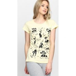 Żółty T-shirt Orgullo. Żółte bluzki damskie Born2be, l. Za 19,99 zł.