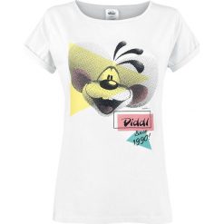 Bluzki damskie: Diddl Since 1990! Koszulka damska biały