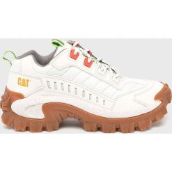 Caterpillar - Buty Intruder. Białe sneakersy męskie Caterpillar, z okrągłym noskiem, na sznurówki. W wyprzedaży za 399,90 zł.