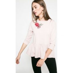 Answear - Bluza Blossom Mood. Różowe bluzy damskie marki ANSWEAR, s, z elastanu, bez kaptura. W wyprzedaży za 49,90 zł.