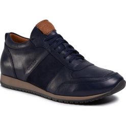Sneakersy QUAZI - QZ-24-04-000724 607. Niebieskie sneakersy męskie QUAZI, na co dzień, bez wzorów, ze skóry, bez zapięcia. Za 279,00 zł.