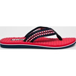 Big Star - Japonki. Czerwone klapki damskie BIG STAR, bez wzorów, z gumy, bez obcasa, na obcasie. Za 45,90 zł.