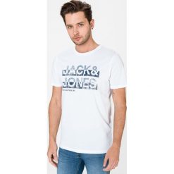 Jack & Jones Star Koszulka Biały. Białe podkoszulki męskie Jack & Jones, xl, z nadrukiem, z bawełny, z krótkim rękawem. Za 64,95 zł.
