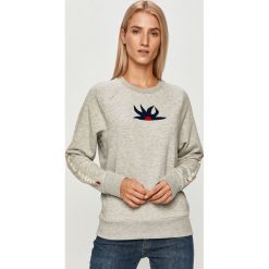 Scotch & Soda - Bluza. Szare bluzy damskie Scotch & Soda, s, z aplikacjami, z bawełny, z długim rękawem, długie, bez kaptura. Za 339,90 zł.