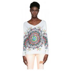 Swetry klasyczne damskie: Desigual Sweter Damski Xs Szary