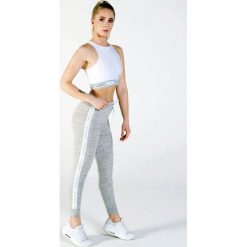 Gym Hero - Top Ice White. Białe topy damskie Gym Hero, s, bez wzorów, z dzianiny, bez rękawów. Za 99,90 zł.
