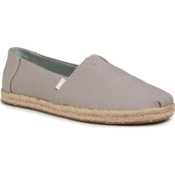 Espadryle TOMS - Classic 10015004 Plant Dyed Grey. Szare espadryle męskie Toms, bez wzorów, z tworzywa sztucznego. Za 249,00 zł.