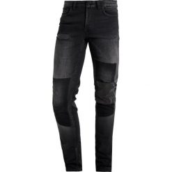 Jeansy męskie: Only & Sons ONSLOOM PATCH Jeansy Slim Fit dark grey denim