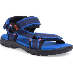 Sandały JACK WOLFSKIN - Seven Seas 3 K 4040061 Blue/Orange. Niebieskie sandały chłopięce Jack Wolfskin, z tworzywa sztucznego, bez zapięcia. Za 159,00 zł.
