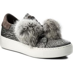 Sneakersy KANNA - KI7772 Bolivia Plata. Szare półbuty damskie marki Kanna, ze skóry. W wyprzedaży za 329,00 zł.
