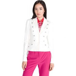 Versace Jeans Marynarka Biały. Białe kurtki damskie Versace Jeans, m, bez wzorów, z elastanu. Za 1863,95 zł.