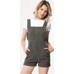 Ciemnozielony Kombinezon Different From You. Kombinezony damskie Born2be, s, bez wzorów, bez kołnierzyka, bez rękawów. Za 44,99 zł.