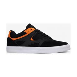 DC Kalis Vulc S Tenisówki Czarny. Czarne trampki męskie DC, bez wzorów, ze skóry, bez zapięcia. Za 324,95 zł.