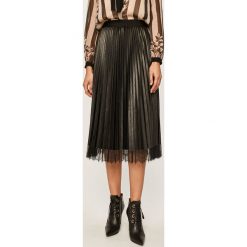 Twinset - Spódnica. Czarne spódniczki damskie Twinset, na co dzień, s, w koronkowe wzory, z poliesteru, biznesowe, midi, proste. W wyprzedaży za 299,90 zł.