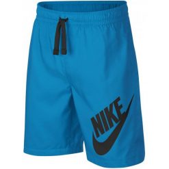 Nike Szorty Chłopięce B Nsw Short W Equator Blue Black L. Niebieskie spodenki chłopięce marki Nike, z materiału, sportowe. Za 105,00 zł.