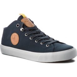 Tenisówki PEPE JEANS - Industry Pro PMS30495 Navy 595. Niebieskie trampki męskie Pepe Jeans, na co dzień, bez wzorów, z jeansu, eleganckie, bez zapięcia. W wyprzedaży za 269,00 zł.