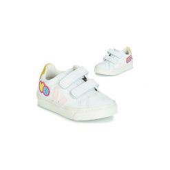 Buty Dziecko Veja ESPLAR VELCRO GIRL POWER. Białe trampki dziewczęce Veja, bez wzorów, bez zapięcia. Za 349,00 zł.