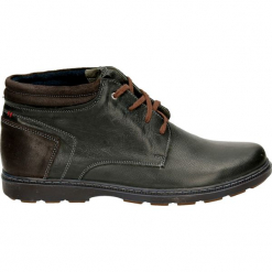 Botki męskie - 660-N6GD N BL. Niebieskie botki męskie Venezia, ze skóry. Za 229,00 zł.