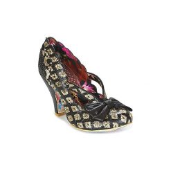 Czółenka Irregular Choice CURTAIN CALL. Czarne czółenka damskie Irregular Choice, bez wzorów, bez obcasa. Za 469,00 zł.
