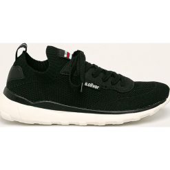 S. Oliver - Buty. Czarne sneakersy męskie S.Oliver, z okrągłym noskiem, bez zapięcia. Za 189,90 zł.