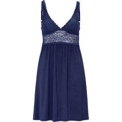 Triumph Koszula nocna Amourette Spotlight granatowy female niebieski 36. Niebieskie koszule nocne damskie Triumph, w koronkowe wzory, z koronki, bez rękawów. Za 189,00 zł.