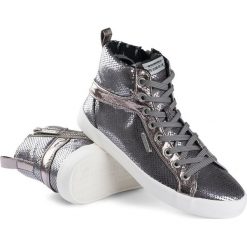 Sneakersy Pepe Jeans. Szare sneakersy damskie Pepe Jeans, z jeansu. Za 199,00 zł.