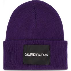 Czapka CALVIN KLEIN JEANS - J Calvin Klein Jeans K40K400759 507. Fioletowe czapki zimowe damskie Calvin Klein Jeans, z jeansu. Za 179,00 zł.