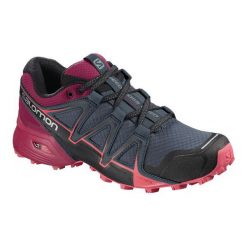 Salomon Damskie Buty Speedcross Vario 2 W, Stormy Weather/Cerise./Dubarry, 40.7. Czerwone buty damskie do biegania marki Salomon, salomon speedcross. Za 449,00 zł.
