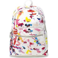 Desigual Confetti Lima Plecak Wielokolorowy. Białe plecaki damskie Desigual, w paski, z materiału. Za 378,95 zł.