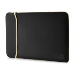 HP Torba Na Laptopa 15.6” Reversible Sleeve – Black/Gold 2Uf60Aa. Czarne torby na laptopa HP, bez wzorów. Za 49,00 zł.