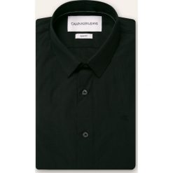 Calvin Klein Jeans - Koszula. Czarne koszule męskie Calvin Klein Jeans, s, bez wzorów, z elastanu, eleganckie, z klasycznym kołnierzykiem, z długim rękawem. Za 349,90 zł.